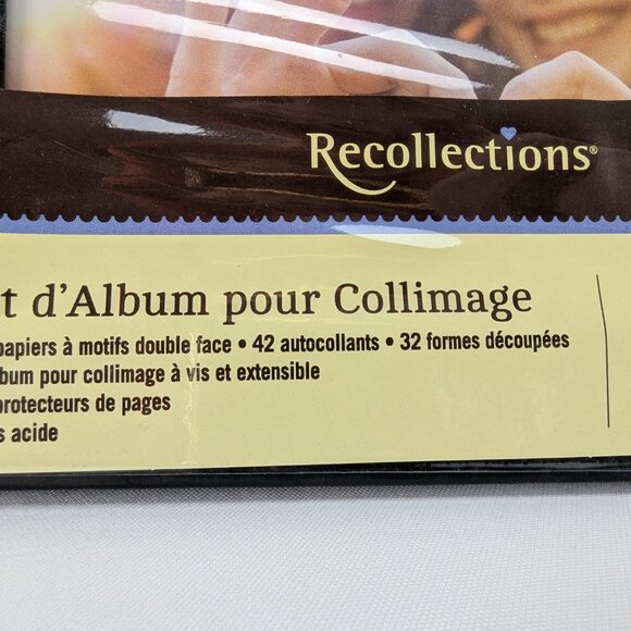 Recollections Scrapbook Album Kit The Good Life 95 Pieces 12"x12" Black Gold New - Picture 4 of 14